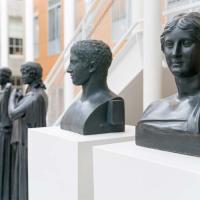 Classical busts in Klarman Hall