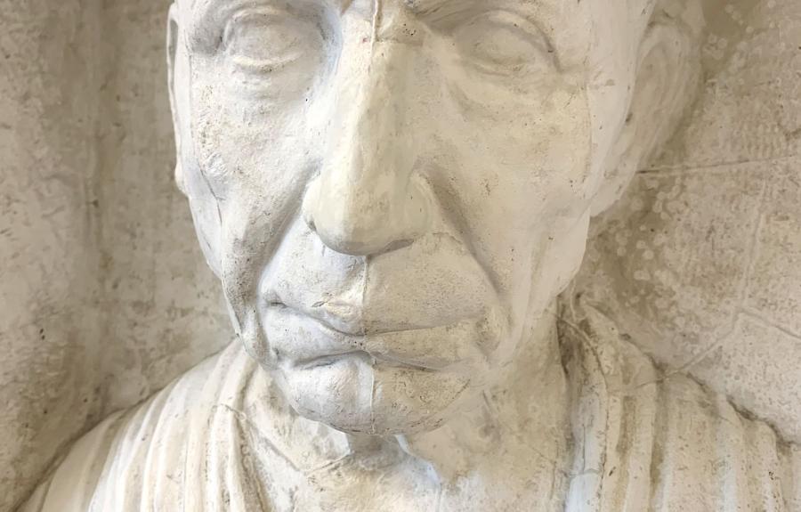 Plaster cast after restoration
