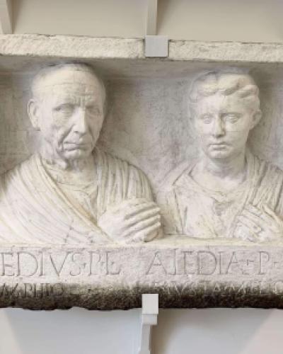 Plaster casts in Goldwin Smith Hall