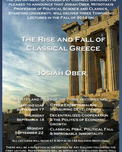 Fall 2014 - Josiah Ober - Townsend Lectures
