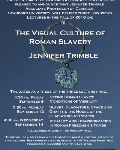 Fall 2016 - Jennifer Trimble - Townsend Lectures
